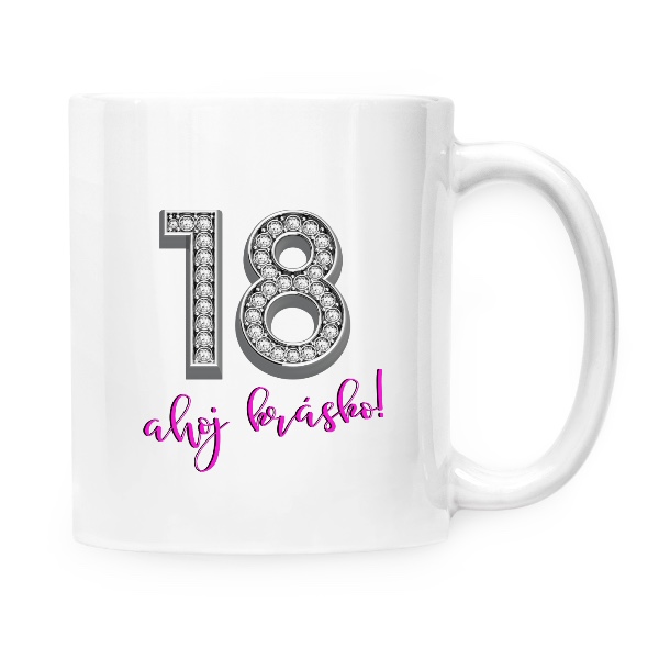 18. narozeniny diamanty ahoj krásko