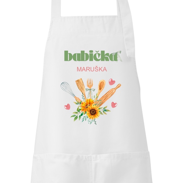 Babička kuchařka s upravitelným jménem