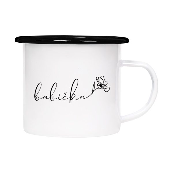 Babička lineart květina