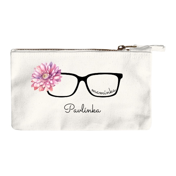 Brýle s květinou pro maminku se jménem