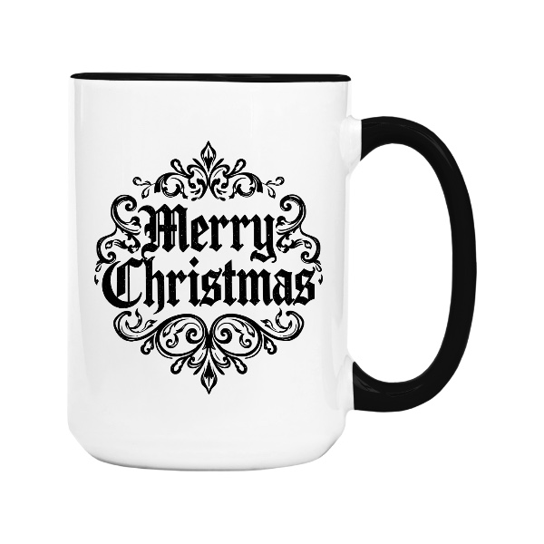 Elegantní vánoční nápis Merry Christmas