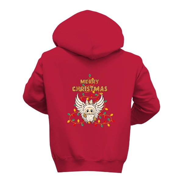 Andělská vánoční příšerka ve stylu Labubu