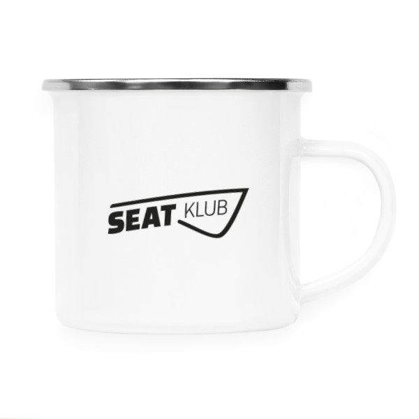 Plecháček - nerezový lem s potiskem logo SEAT KLUB