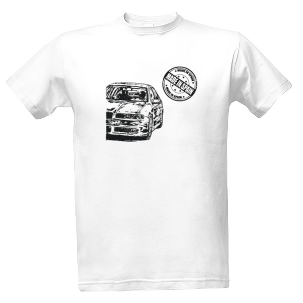 Tričko s potiskem Made in Spain - SEAT Leon 1M - předek