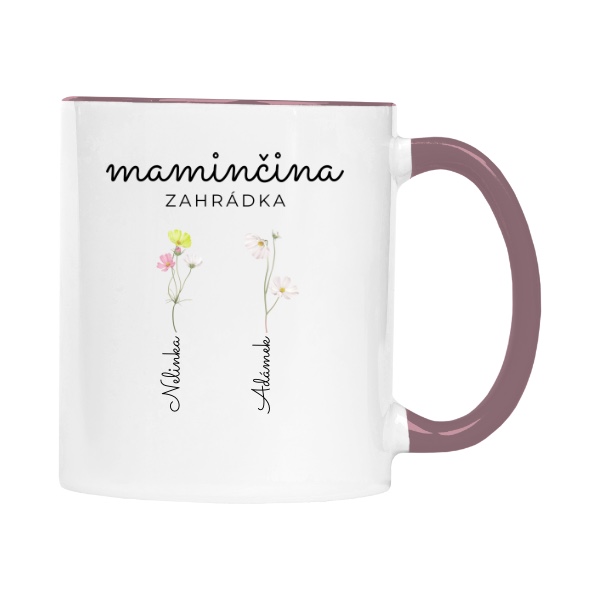 Maminčina zahrádka se dvěma jmény jejích dětí