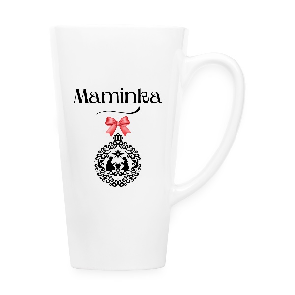 Maminka vánoční ozdoba s Ježíškem v kolébce