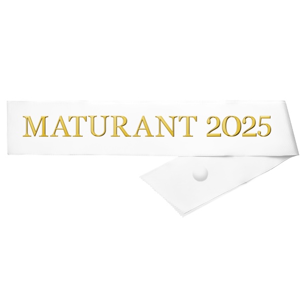 Maturant 2025 zlaté písmo