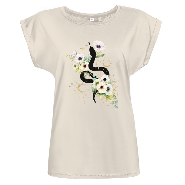 Mystický boho had s květinami