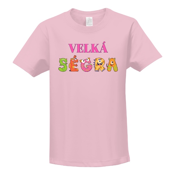 Nápis z příšerek velká ségra