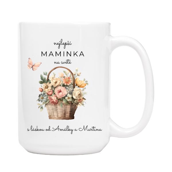 Nejlepší maminka na světě květinový koš