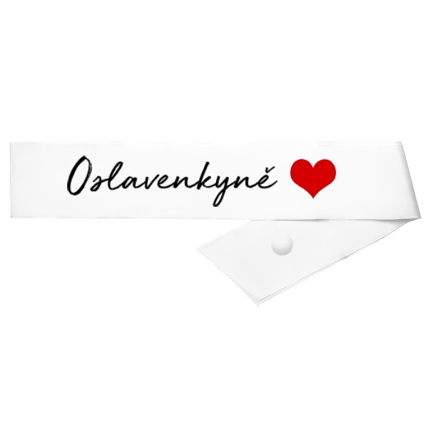 Šerpa s potiskem Oslavenkyně 40