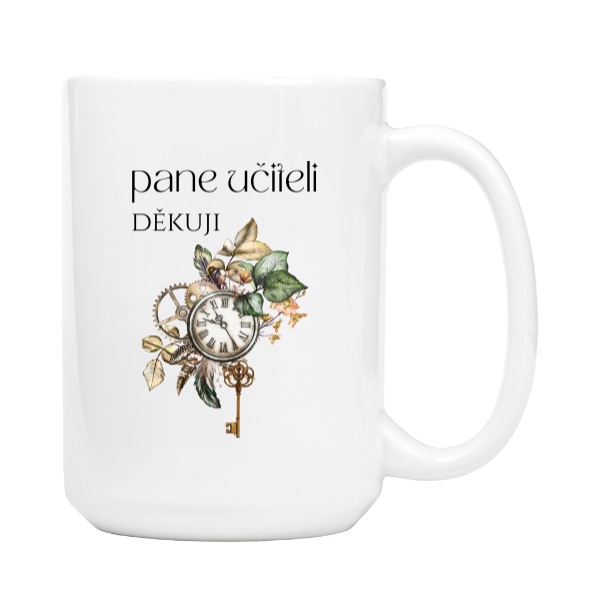 Pane učiteli děkuji vintage koláž