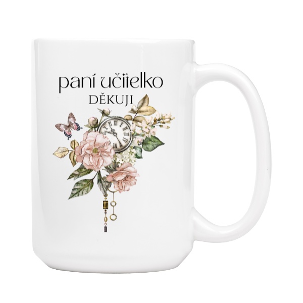 Paní učitelko děkuji vintage koláž