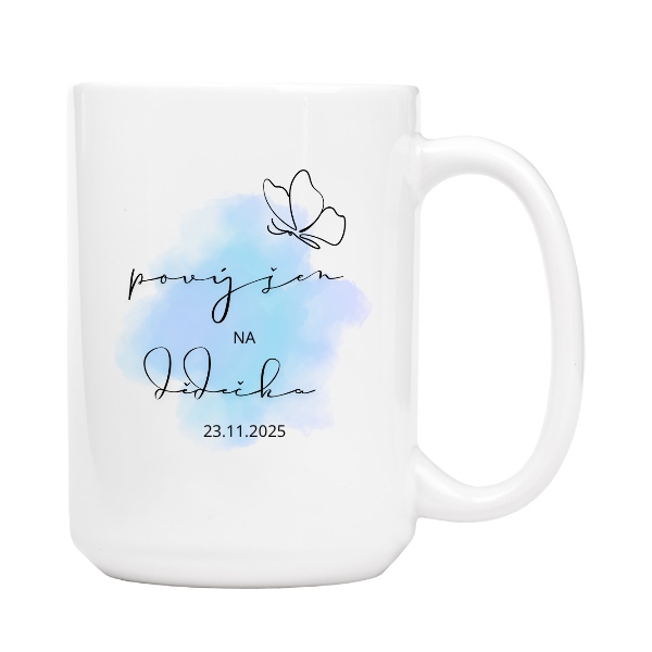 Povýšen na dědečka motýl a upravitelné datum