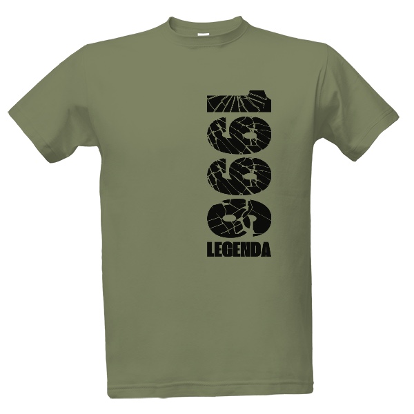 Tričko s potiskem Rok 1996 legenda černý nápis