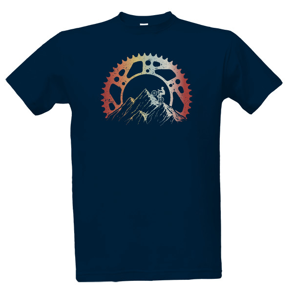 Tričko s potiskem Šťastně trpím do kopce