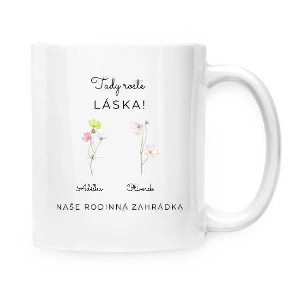 Tady roste láska jména dvou dětí