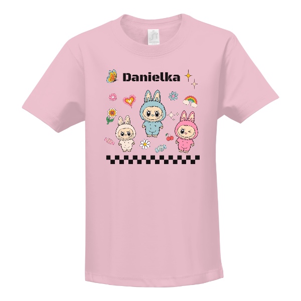 Usměvavé příšerky ve stylu Labubu s upravitelným jménem