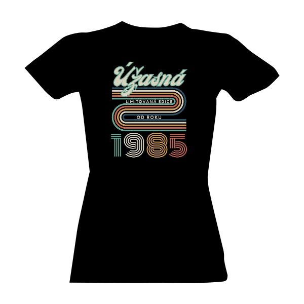 Tričko s potiskem Úžasná limitovaná edice od roku 1985 varianta 2