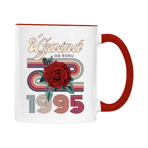 Úžasná od roku 1995 s růží