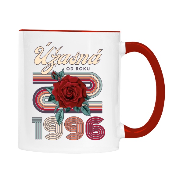 Úžasná od roku 1996 s růží