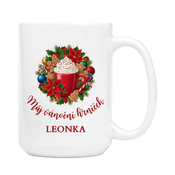 Vánoční design s upravitelným jménem