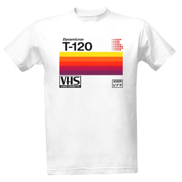 Tričko s potiskem VHS Forever