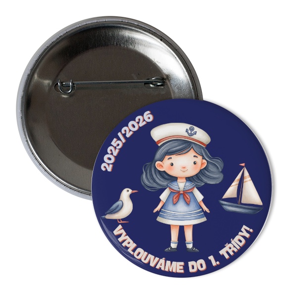 Vyplouváme do první třídy holčička